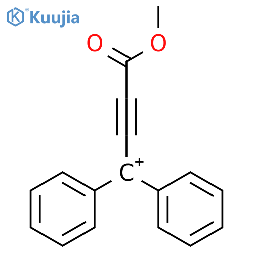 2-Butyn-1-ylium, 4-methoxy-4-oxo-1,1-diphenyl- structure