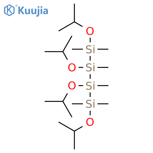 Tetrasilane, 1,1,2,3,4,4-hexamethyl-1,2,3,4-tetrakis(1-methylethoxy)- structure