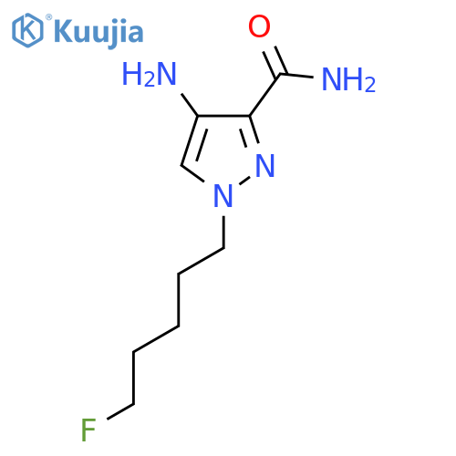 4-amino-1-(5-fluoropentyl)-1H-pyrazole-3-carboxamide structure