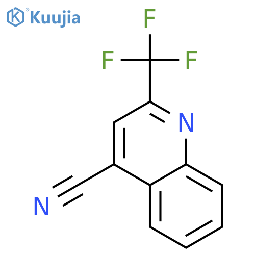 2-(Trifluoromethyl)quinoline-4-carbonitrile structure