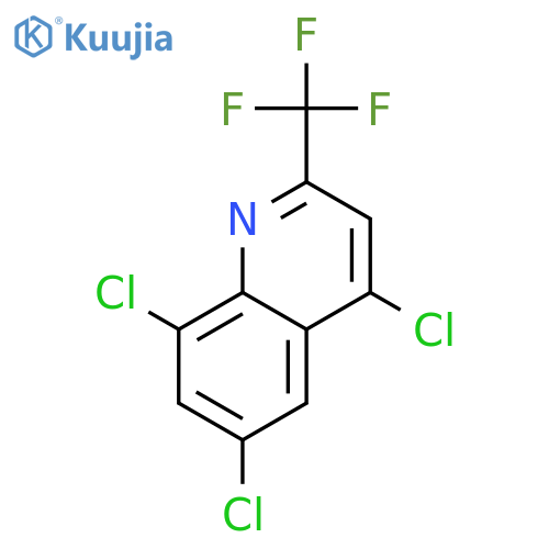 4,6,8-Trichloro-2-(trifluoromethyl)quinoline structure