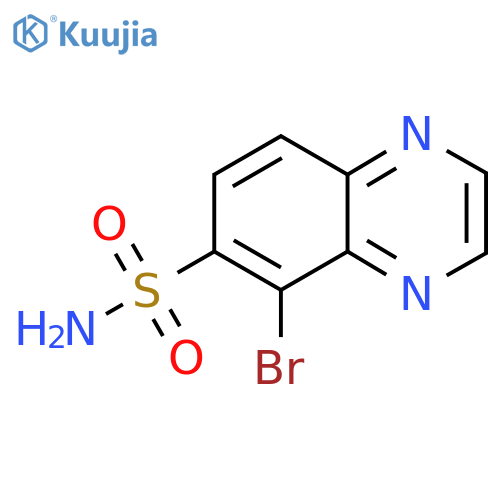 5-Bromoquinoxaline-6-sulfonamide structure