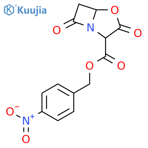 4-Oxa-1-azabicyclo[3.2.0]heptane-2-carboxylic acid, 3,7-dioxo-, (4-nitrophenyl)methyl ester, (2R,5S)-rel- structure