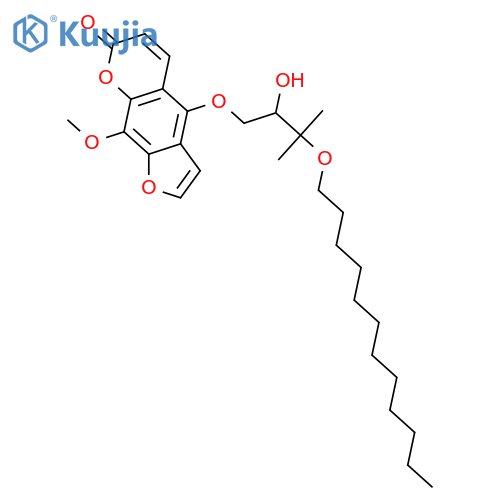 Isobyakangelicin; (S)-form, 3'-Dodecyl ether structure