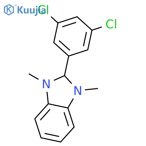1H-Benzimidazole, 2-(3,5-dichlorophenyl)-2,3-dihydro-1,3-dimethyl- structure