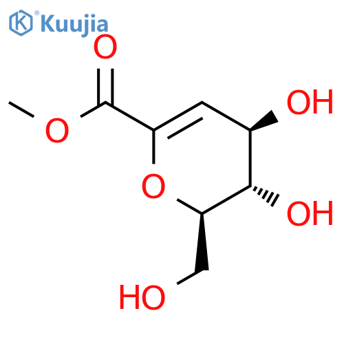 D-arabino-Hept-2-enonic acid, 2,6-anhydro-3-deoxy-, methyl ester structure