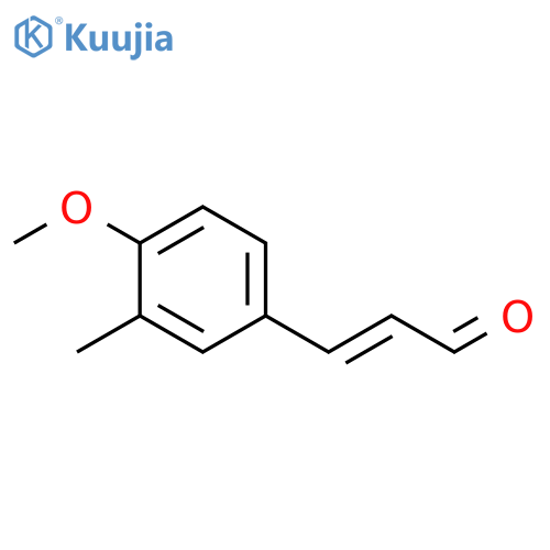2-Propenal, 3-(4-methoxy-3-methylphenyl)-, (2E)- structure
