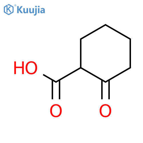 2-Oxocyclohexanecarboxylic acid structure