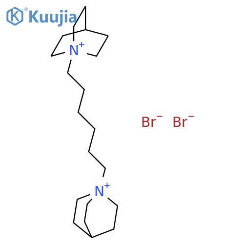 1-Azoniabicyclo[2.2.2]octane, 1,1'-(1,6-hexanediyl)bis-, dibromide structure