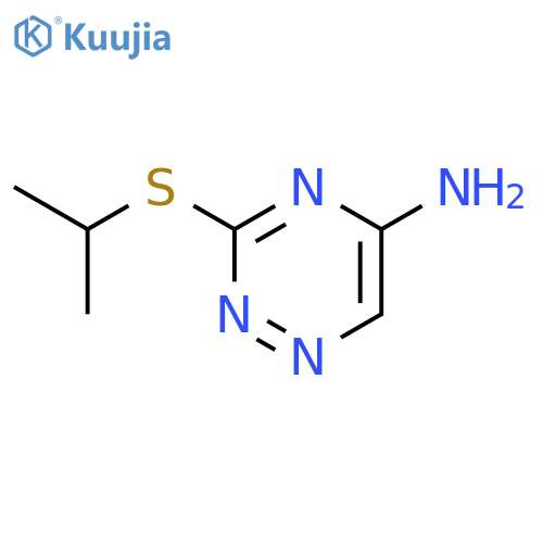 1,2,4-Triazin-5-amine,3-[(1-methylethyl)thio]- structure