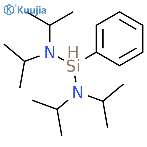Silanediamine, N,N,N',N'-tetrakis(1-methylethyl)-1-phenyl- structure
