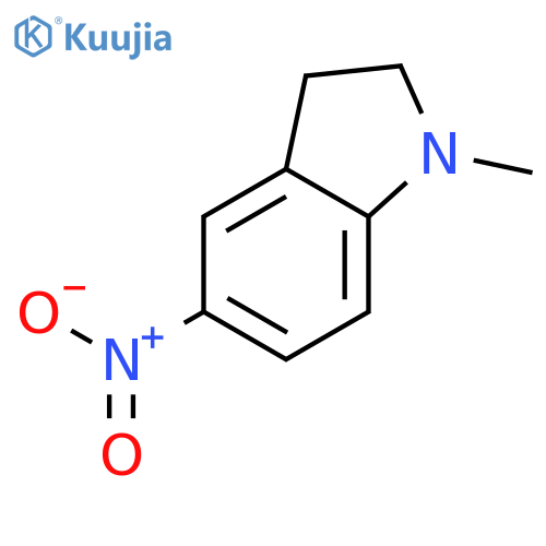 1H-Indole, 2,3-dihydro-1-methyl-5-nitro- structure