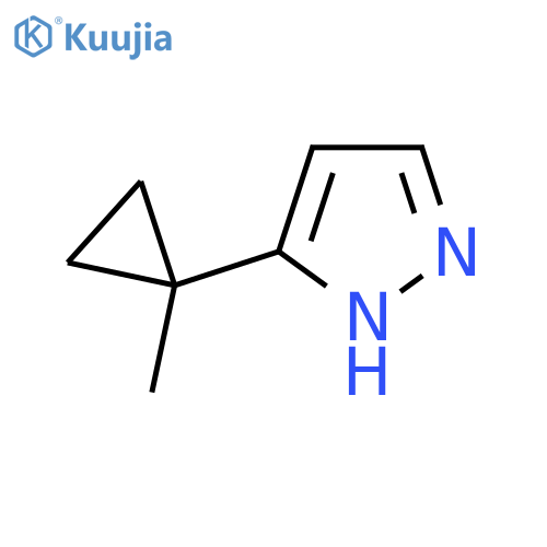 3-(1-Methylcyclopropyl)-1H-pyrazole structure
