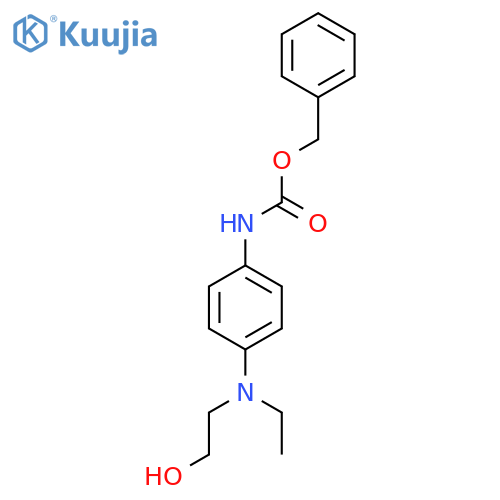 benzyl N-{4-ethyl(2-hydroxyethyl)aminophenyl}carbamate structure