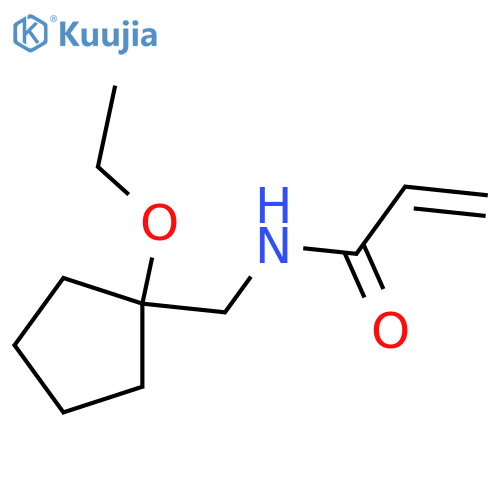 N-[(1-Ethoxycyclopentyl)methyl]-2-propenamide structure