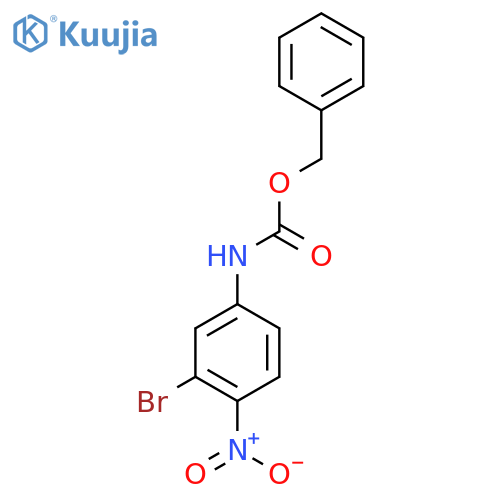 benzyl N-(3-bromo-4-nitrophenyl)carbamate structure