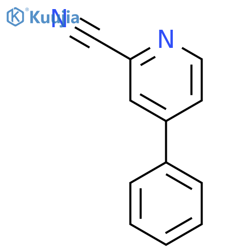2-Pyridinecarbonitrile,4-phenyl- structure