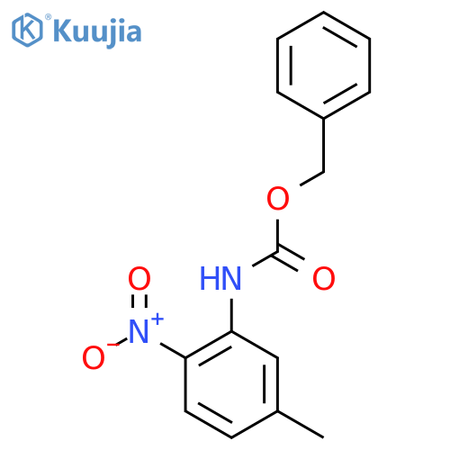 benzyl N-(5-methyl-2-nitrophenyl)carbamate structure