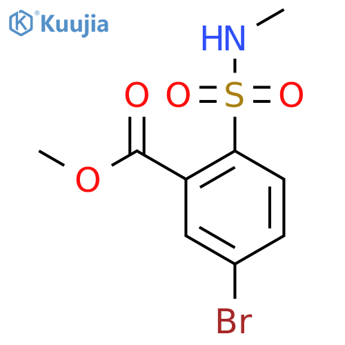 Methyl 5-bromo-2-(methylsulfamoyl)benzoate structure