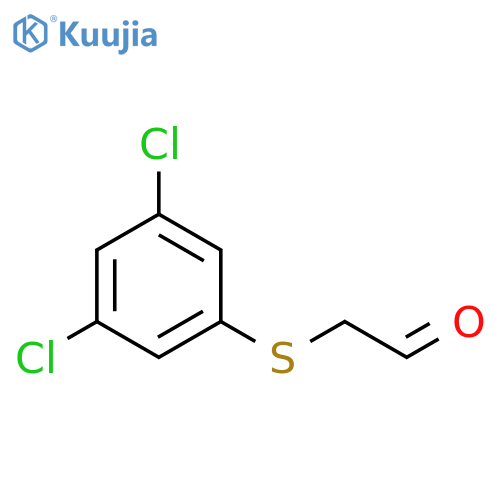2-(3,5-Dichlorophenyl)sulfanylacetaldehyde structure