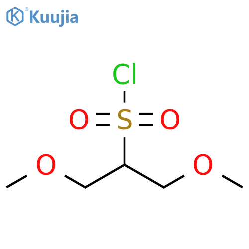 2-(chlorosulfonyl)-1,3-dimethoxypropane structure