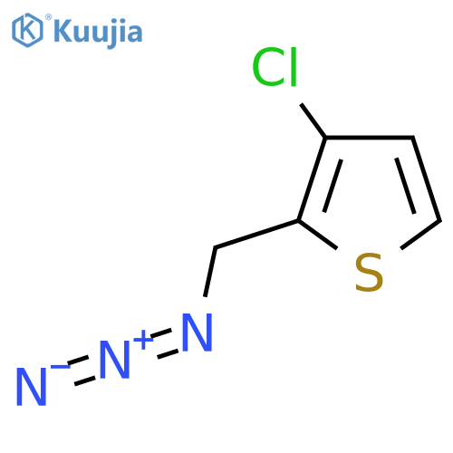2-(Azidomethyl)-3-chlorothiophene structure