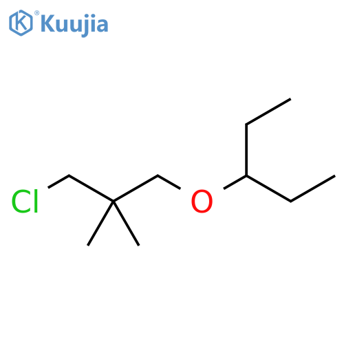 Pentane, 3-(3-chloro-2,2-dimethylpropoxy)- structure