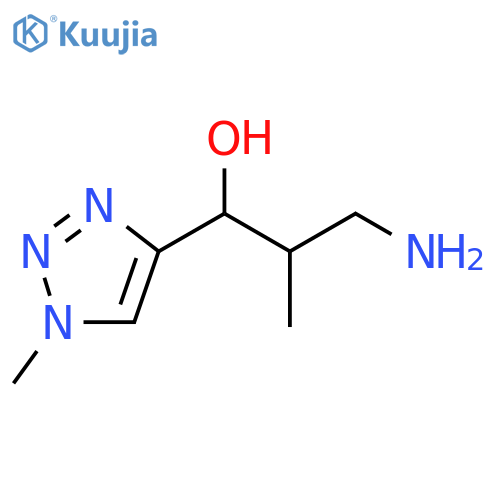 1H-1,2,3-Triazole-4-methanol, α-(2-amino-1-methylethyl)-1-methyl- structure