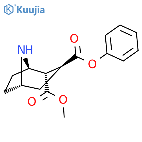 8-Azabicyclo[3.2.1]octane-2-carboxylicacid, 3-(benzoyloxy)-, methyl ester, (1R,2R,3S,5S)- structure