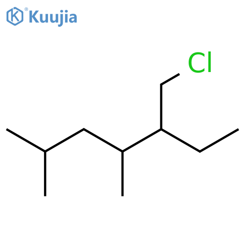 Heptane, 5-(chloromethyl)-2,4-dimethyl- structure