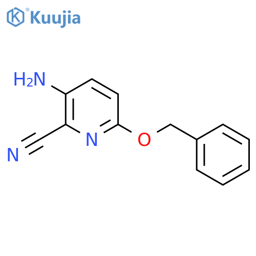 3-Amino-6-(benzyloxy)pyridine-2-carbonitrile structure
