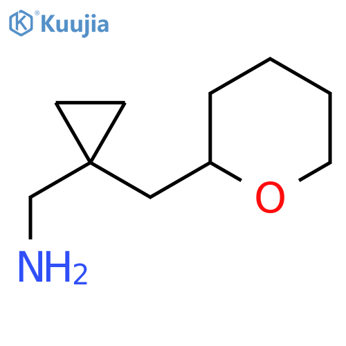 {1-[(Oxan-2-yl)methyl]cyclopropyl}methanamine structure