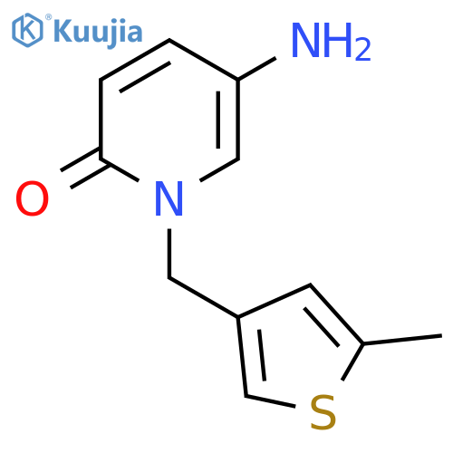 5-Amino-1-[(5-methylthiophen-3-yl)methyl]-1,2-dihydropyridin-2-one structure