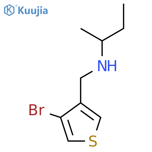 [(4-Bromothiophen-3-yl)methyl](butan-2-yl)amine structure