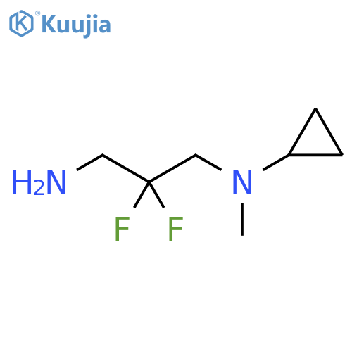 1,3-Propanediamine, N1-cyclopropyl-2,2-difluoro-N1-methyl- structure