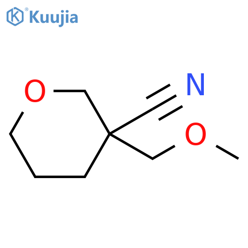 2H-Pyran-3-carbonitrile, tetrahydro-3-(methoxymethyl)- structure