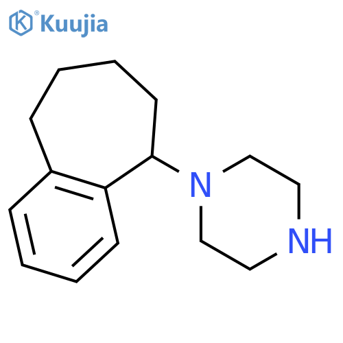 1-(6,7,8,9-Tetrahydro-5H-benzo7annulen-5-yl)piperazine structure