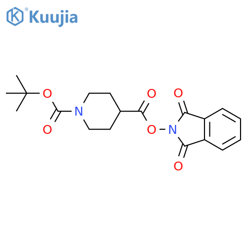 1-(Tert-butyl) 4-(1,3-dioxoisoindolin-2-YL) piperidine-1,4-dicarboxylate structure