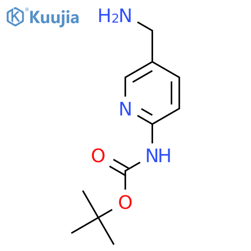 2-(Boc-Amino)-5-(aminomethyl)pyridine structure