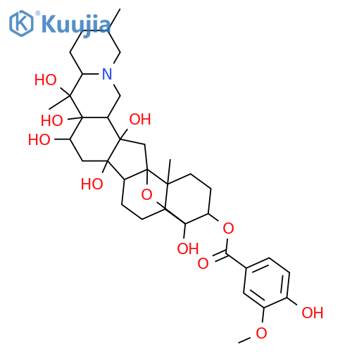 Veracevine; 3-O-(4-Hydroxy-3-methoxybenzoyl) structure