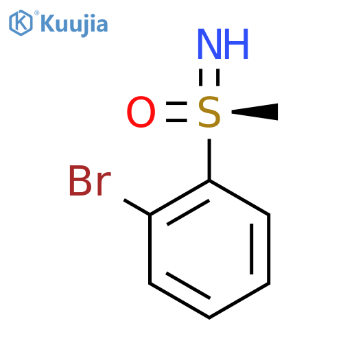 (S)-(2-bromophenyl)(imino)methyl-lambda6-sulfanone structure