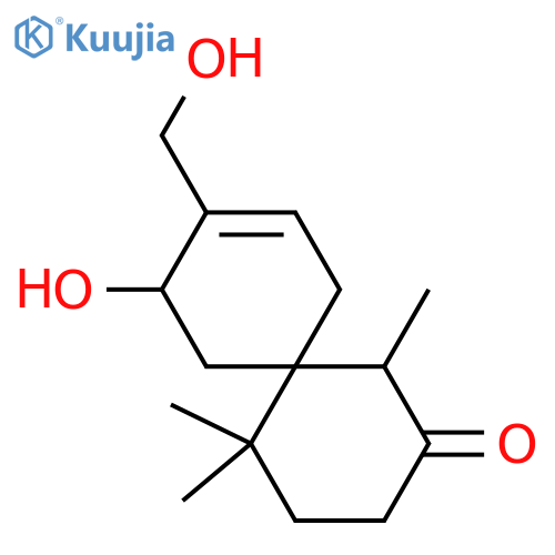 4,15-Dihydroxy-2-chamigren-8-one; (4S,6S,7S)-form structure