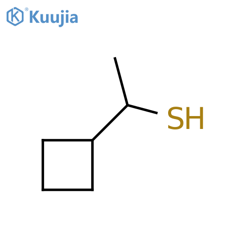 1-Cyclobutylethane-1-thiol structure