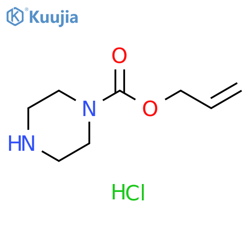 allyl piperazine-1-carboxylate hydrochloride structure