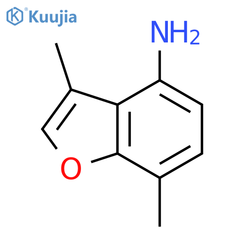 4-Benzofuranamine,3,7-dimethyl- structure
