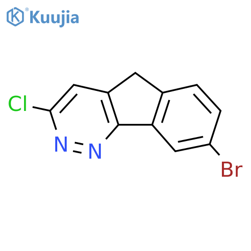 8-bromo-3-chloro-5H-indeno1,2-cpyridazine structure