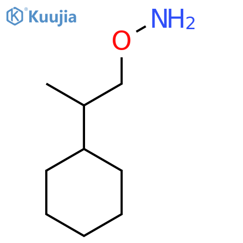 O-(2-cyclohexylpropyl)hydroxylamine structure