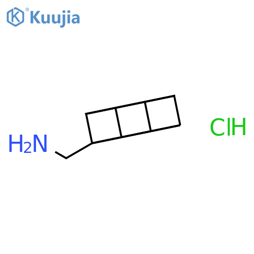 cuban-1-ylmethanamine;hydrochloride structure