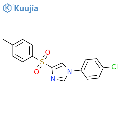 1H-Imidazole, 1-(4-chlorophenyl)-4-[(4-methylphenyl)sulfonyl]- structure