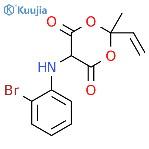 5-(2-Bromo-phenylamino)-methylene-2,2-dimethyl-1,3dioxane-4,6-dione structure